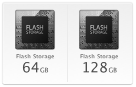 Sihirli elma MacBook Air Flash Storage