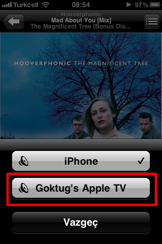 Sihirli elma apple tv airplay iPhone 2a