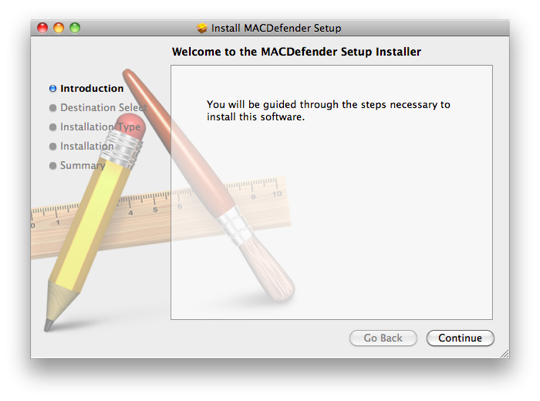 Mac defender installer