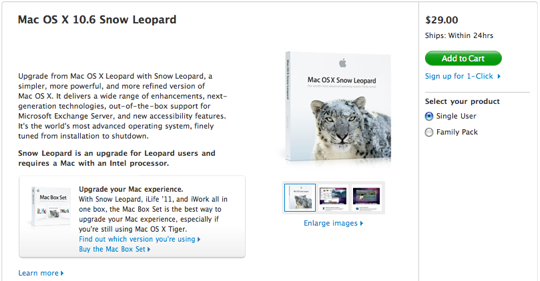 Sihirli elma snow leopard install disk usb 1