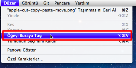 Apple cut copy paste move 3