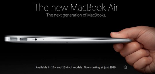 Sihirli elma yeni macbook air ilk izlenimler 2 2010 macbook air