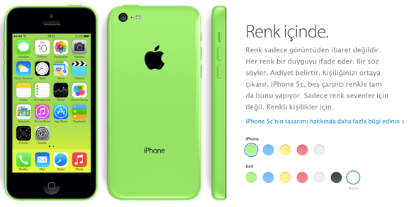 Sihirli elma iPhone 5s 5c turkiye 4a