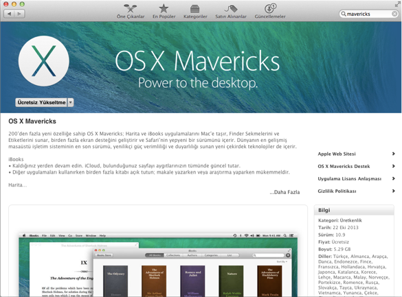 Sihirli elma mavericks mac app store 2