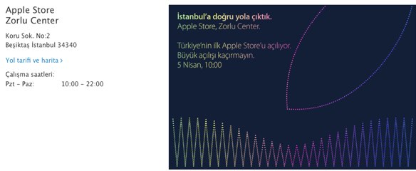 Sihirli elma apple store turkiye zorlu center 3