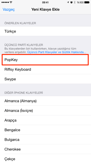 Sihirli elma popkey gif iphone klavye 6