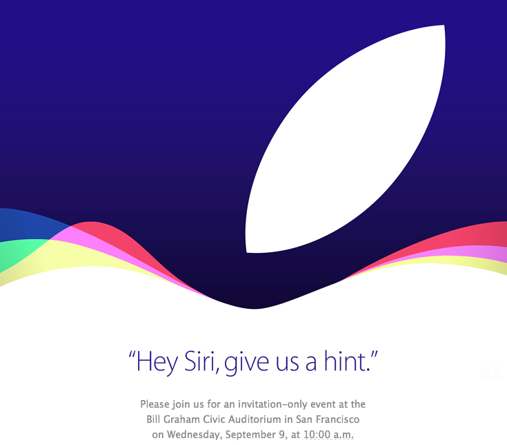Sihirli elma 9 eylul etkinlik yeni iphone davetiye
