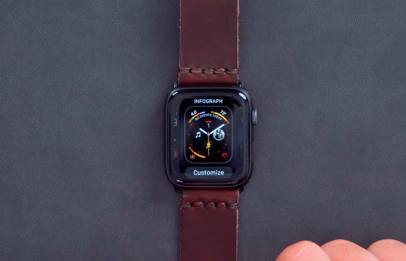Apple Watch Series 4 İnfografik Saat Kadranı