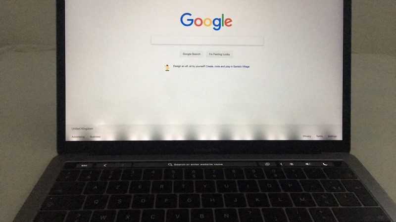 MacBook Pro Ekran Aydınlatma Sorunu