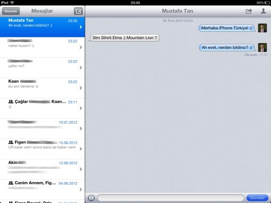 Mountain lion mesajlar icloud twitter 2