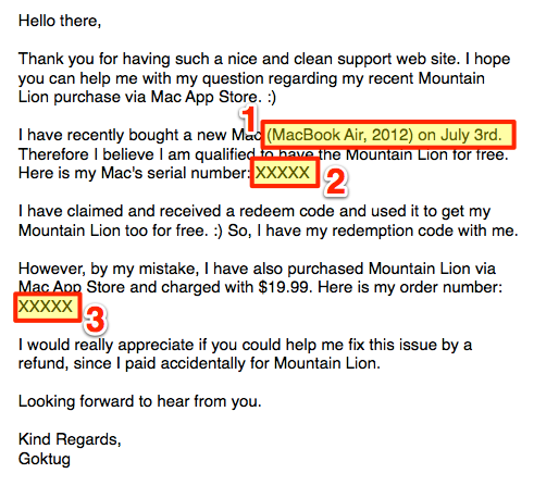 Sihirli elma mountain lion mac app store geri odeme refund 5