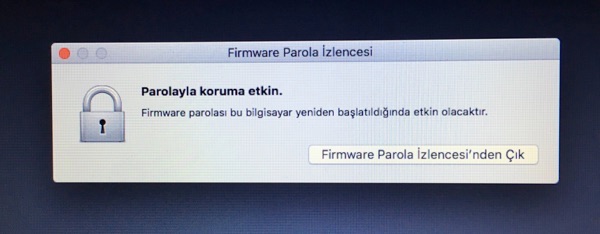 Sihirli elma mac acilis sifresi firmware parola 6a