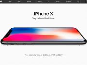iPhone X, Apple’ın ana sayfasında tepeye yerleşti