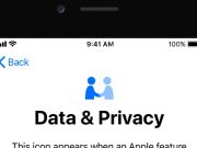 Apple Veriler ve Gizlilik sayfasını yeniledi