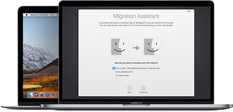 MacBook Pro Migration Assistant