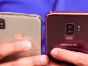Samsung iPhone X Galaxy S9