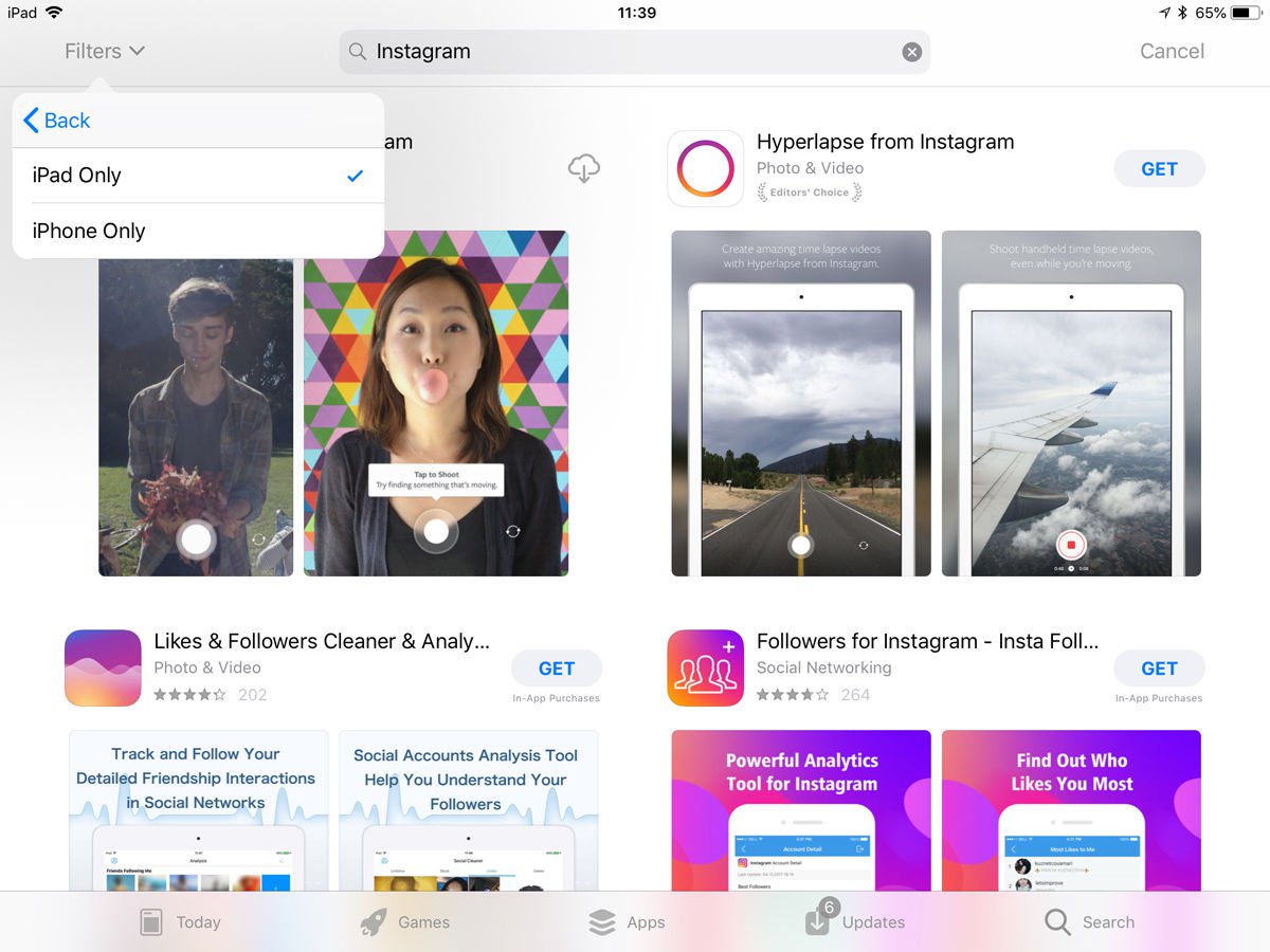 iPad için Instagram Uygulamasını İndirme