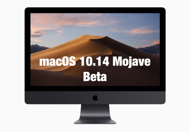 macOS 10.14 Mojave Beta