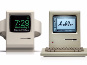 Apple Watch’u Minik Bir Retro Mac’e Dönüştüren Stand Apple Watch Stand Mac
