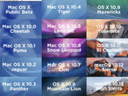 İlk Gününden Bugüne macOS’un Değişimi ve Gelişimi Tüm macOS Sürümleri