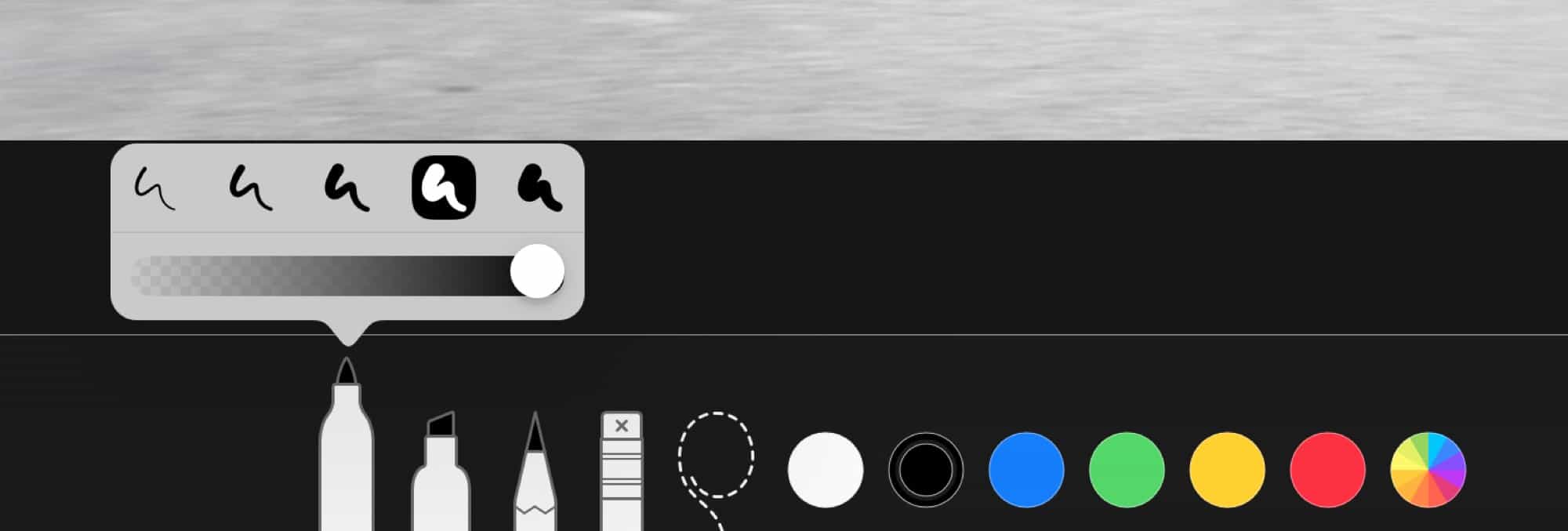 iOS 12 işaretleme özelliği
