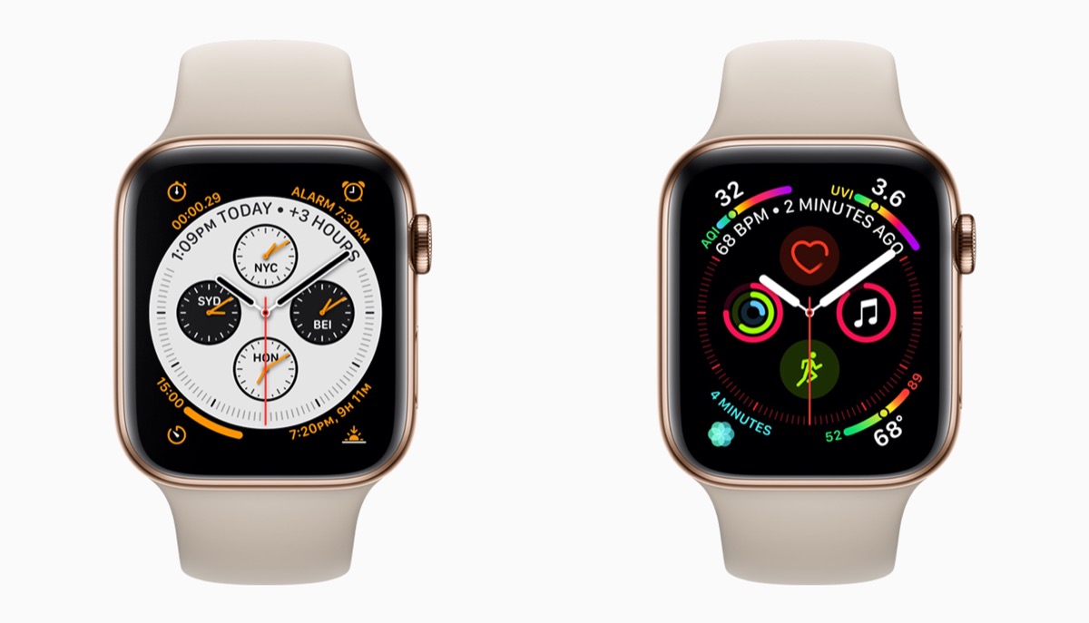 Apple Watch Series 4 Saat Kadranları