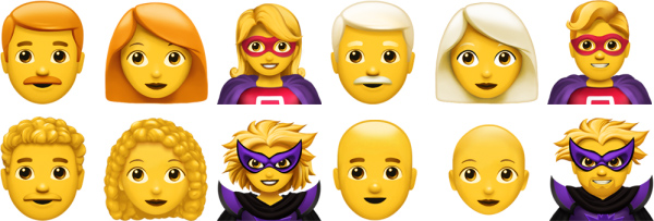 iOS 12.1 Yeni İnsanlar Emoji