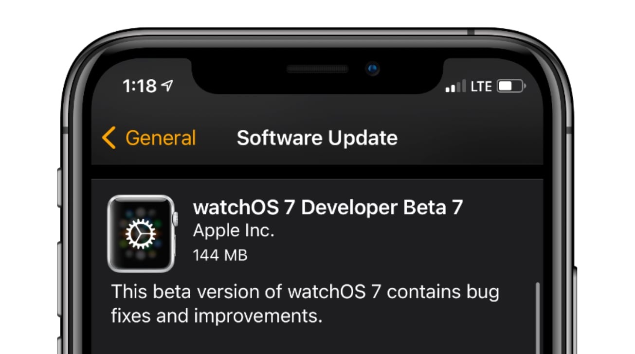 watchos 7 beta 7