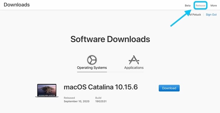 macOS Catalina 10.15.6 ek güncellemesi