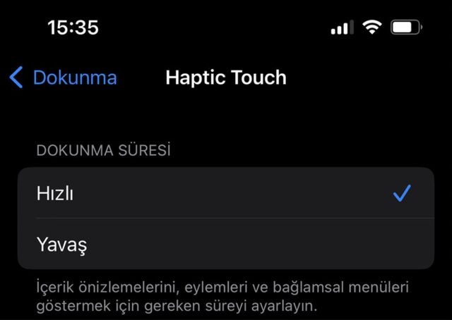 Haptic Touch