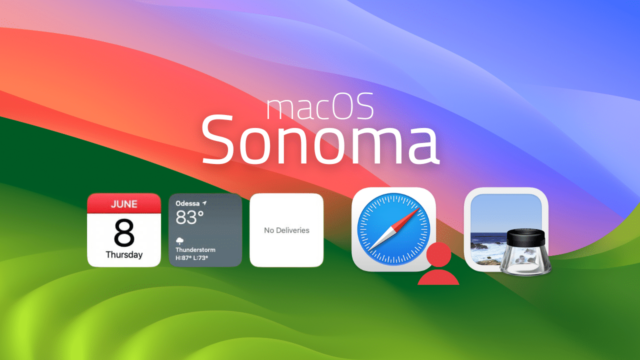 macOS sonoma