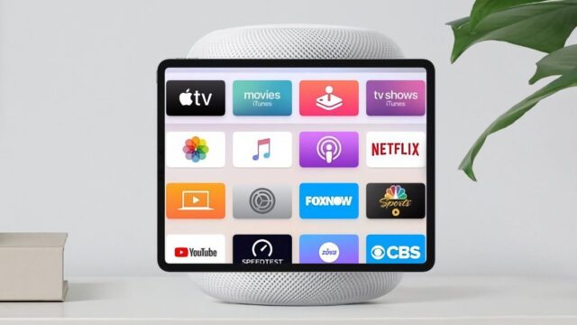 dahili ekranlı homepod