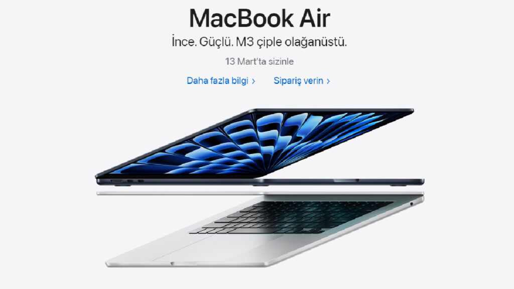 M3 MacBook Air özellikleri ve fiyatı