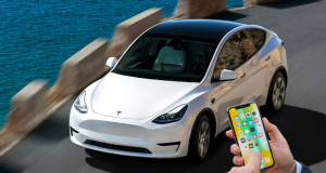 Teslanın anahtarı iPhone