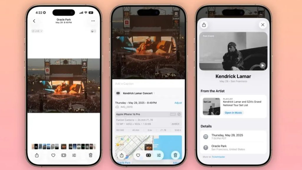 iOS 26 Fotoğraflar Etkinlikleri