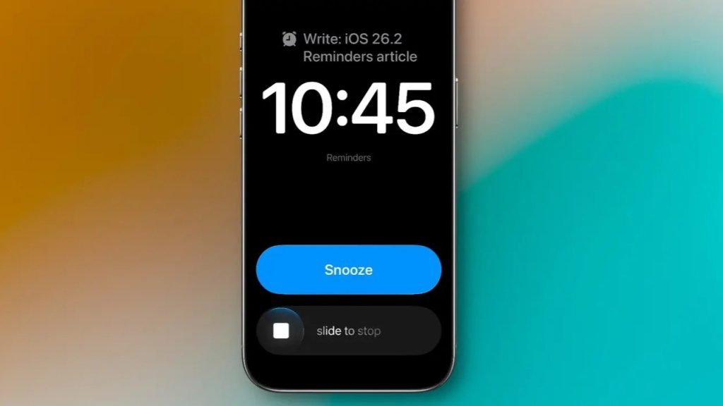 iOS 26.2 Hatırlatıcılar özelliği