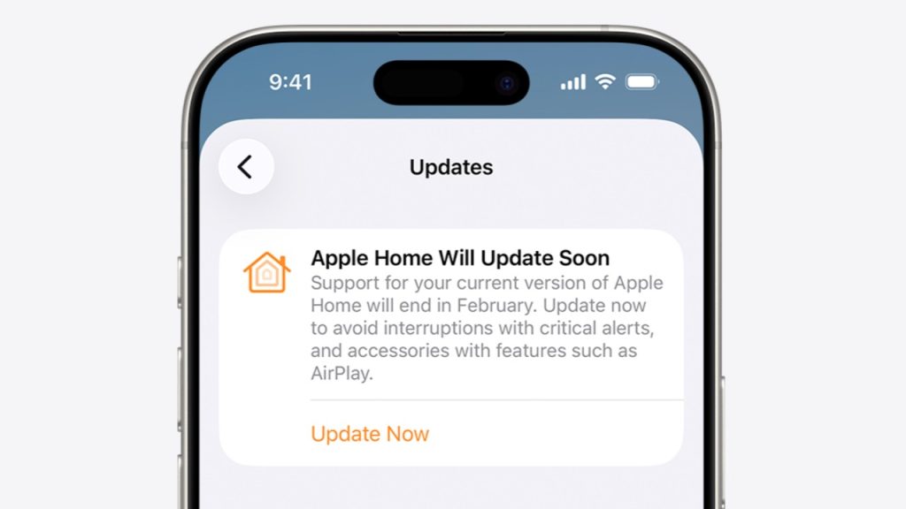 Apple Home güncellemesi