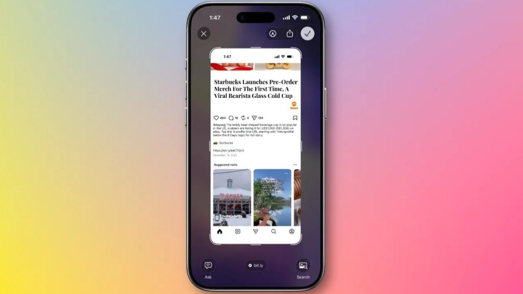 iOS 26 ekran görüntüsü