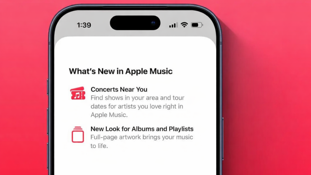 Apple Music tasarımı