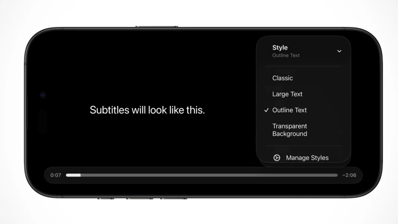 Apple Altyazı Stili Değiştirme Özelliğini Kolaylaştırıyor