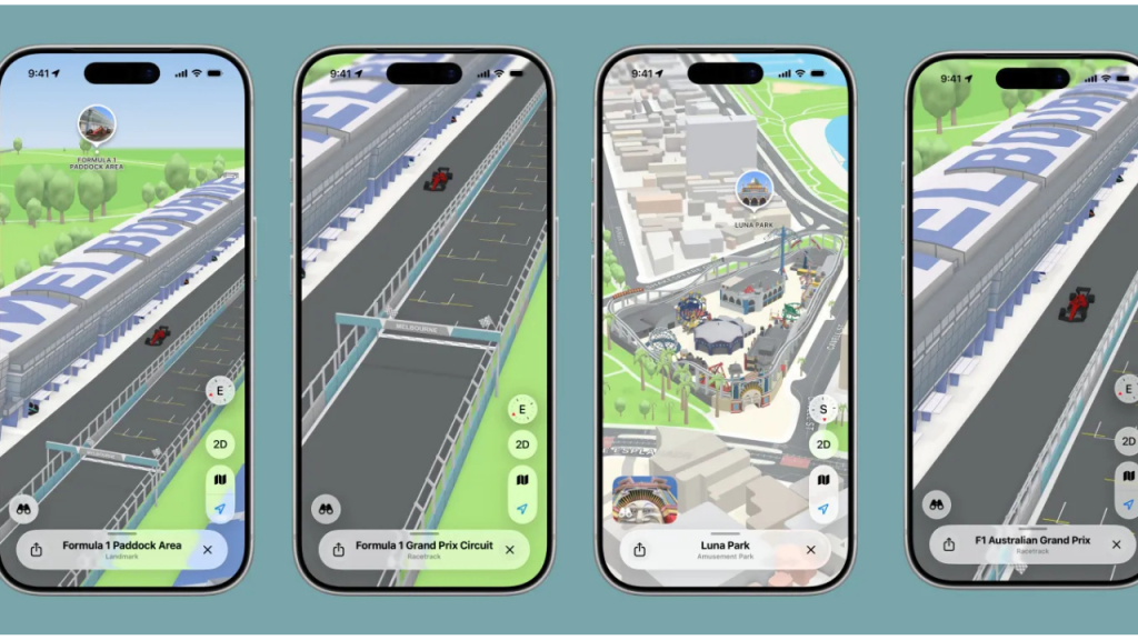 Apple Maps F1 deneyimi