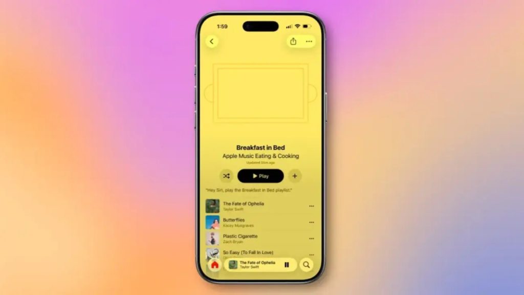 Apple Music tasarımı