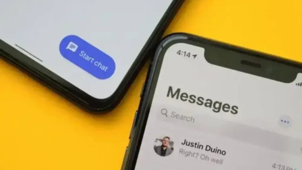 iOS ve Android mesajlaşma