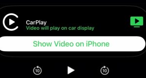 CarPlay video desteği