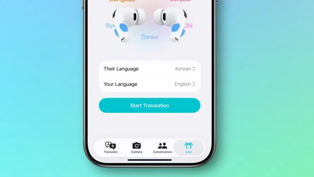 AirPods Canlı Çeviri