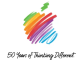 Apple 50. yıl dönümü