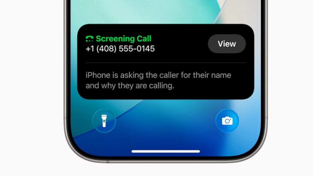 iOS 26 Telefon uygulaması