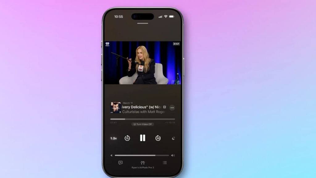 iOS 26.4 video podcast
