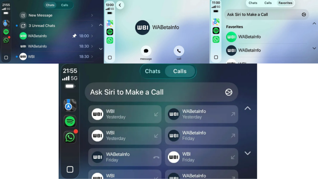 WhatsApp CarPlay özellikleri