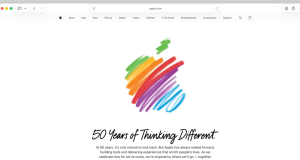 Apple 50. yıl kutlaması